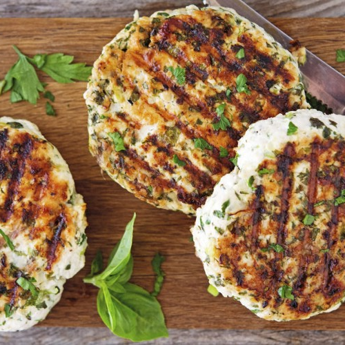 ინდაურის კატლეტები ღუმელში