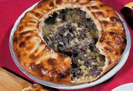 კურნიკი ფარშითა და კარტოფილით